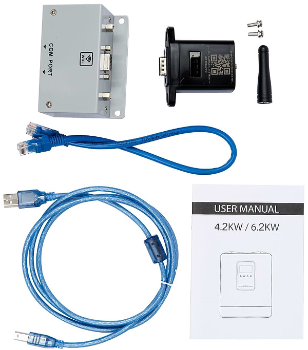 Фото - Инвертор гибридный солнечный EnerSol EHI-SUNONECO6.2KW+EB-SK-51.2 (6.2 кВт,51.2 В)