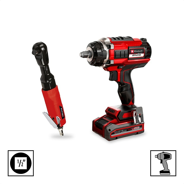 Фото - Набір торцевих голівок Einhell 80мм 1/2" 3 шт. (109263)