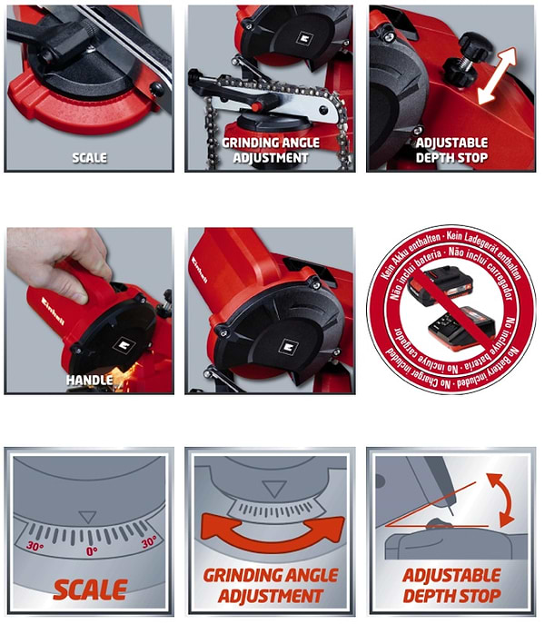 Фото - Станок Einhell GE-CS 18 Li - Solo (4499940)