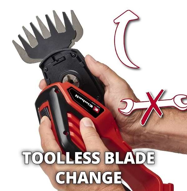 Фото - Ножиці садові Einhell GE-CG 18/100 Li T - Solo без АКБ і ЗП (3410310)