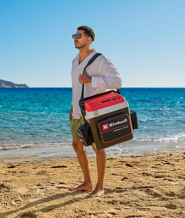 Фото - Холодильник автомобильный Einhell TE-COL 18/27 Li - Solo 18В/12В/220В (2048420)