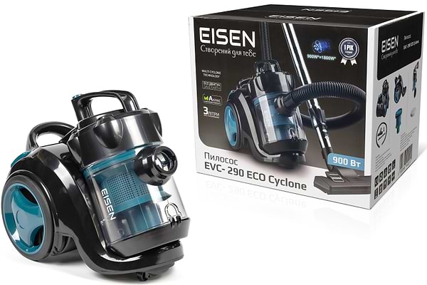 Фото - Пилосос для сухого прибирання без мішка EISEN EVC-290 ECO Cyclone