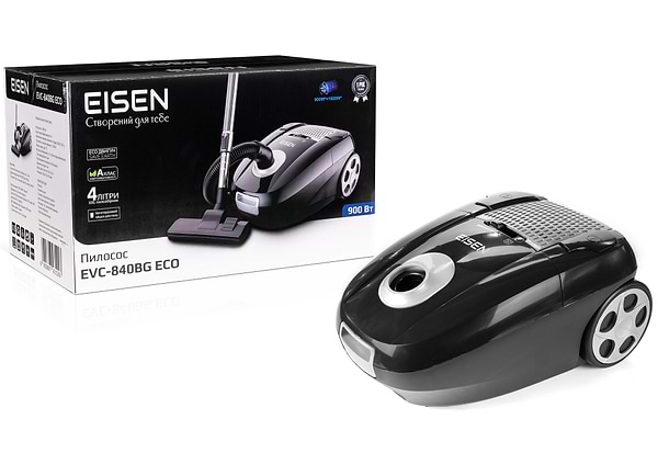 Фото - Пылесос для сухой уборки с мешком EISEN EVC-840BG