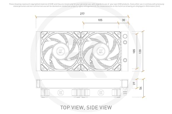 Фото - Водяная система охлаждения EKWB EK-Nucleus AIO CR240 Dark (3831109900185)