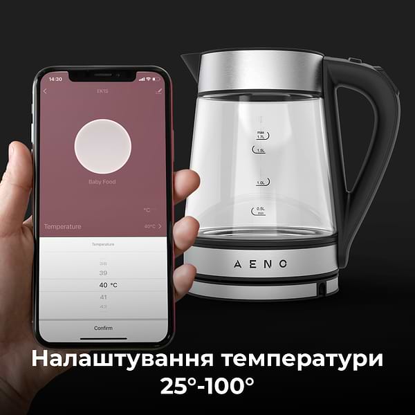 Фото - Электрический чайник AENO EK1S (AEK0001S)