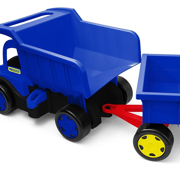 Фото - Базовий ігровий транспорт для малюка Wader Вантажівка Гігант синій (65029)