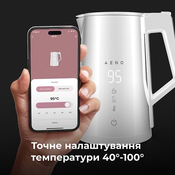 Фото - Електричний чайник AENO EK8S (AEK0008S)
