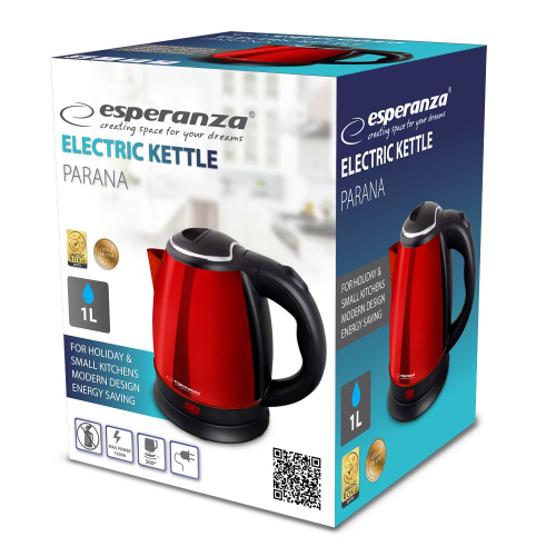 Фото - Уценка - Электрический чайник Esperanza Kettle Parana (EKK128R)