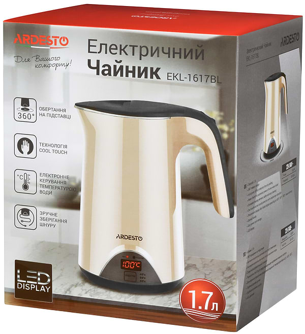 Фото - Электрический чайник Ardesto EKL-1617BL