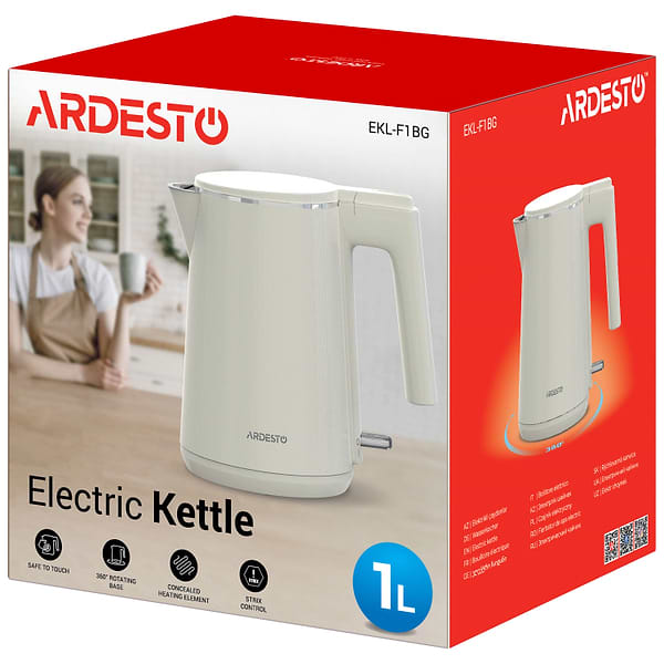 Фото - Електричний чайник Ardesto EKL-F1BG