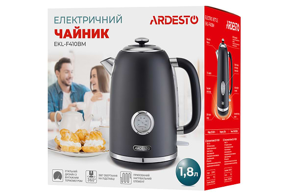 Фото - Електричний чайник Ardesto EKL-F410BM