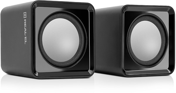 Фото - Комп'ютерна акустика компактна 2.0 REAL-EL S-10 Black (EL121100020)