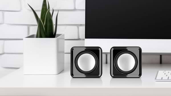 Фото - Комп'ютерна акустика компактна 2.0 REAL-EL S-10 Black (EL121100020)