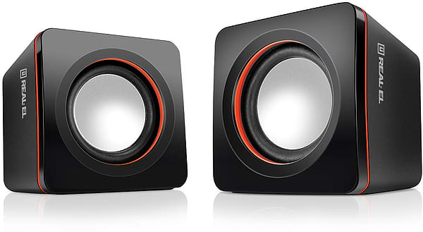 Фото - Комп'ютерна акустика компактна 2.0 REAL-EL S-13 Black (EL121100021)