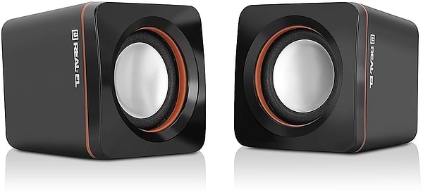 Фото - Комп'ютерна акустика компактна 2.0 REAL-EL S-13 Black (EL121100021)