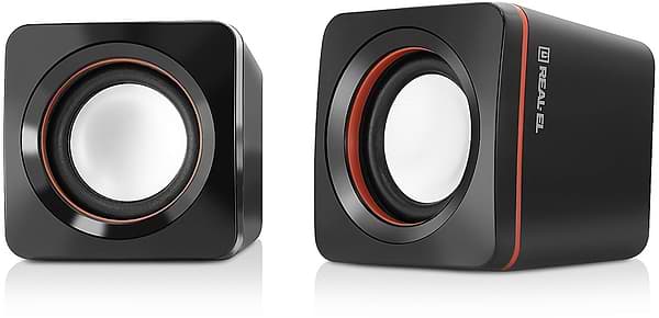 Фото - Комп'ютерна акустика компактна 2.0 REAL-EL S-13 Black (EL121100021)
