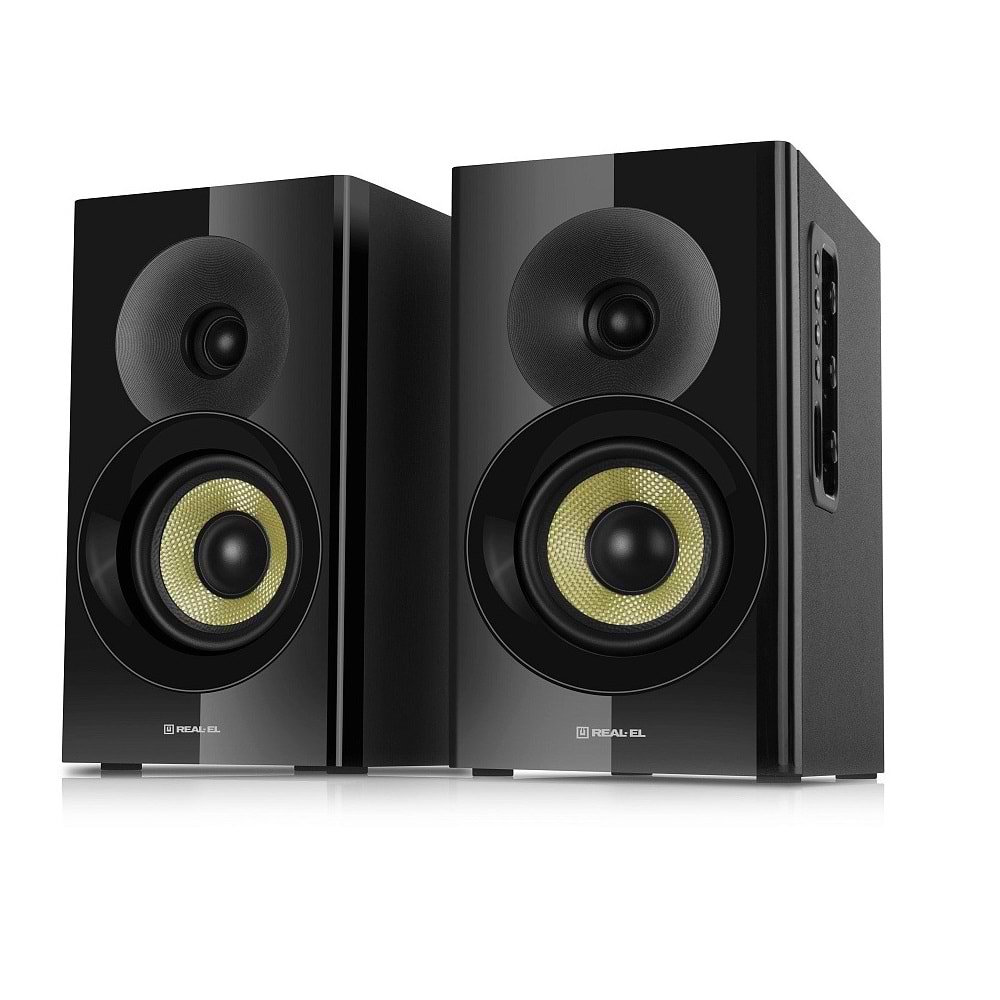Комп'ютерна акустика звичайна 2.0 REAL-EL S-470 Black (EL121200018)