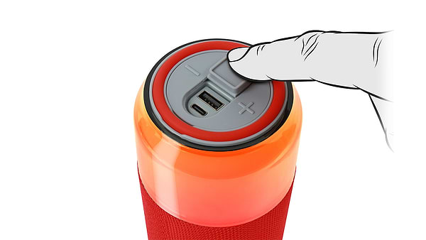 Фото - Портативная акустика REAL-EL X-705 Red (EL121600025)