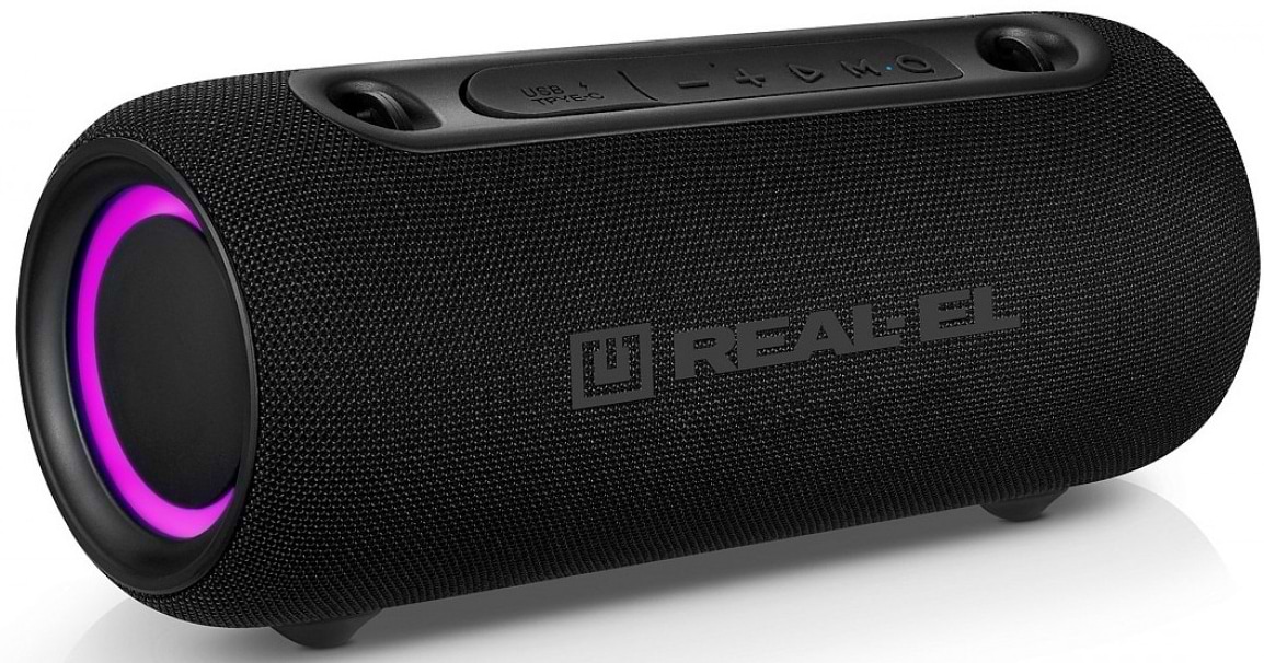 Купити Портативна акустика REAL-EL X-725 Black (EL121600028) - Фото 1 Портативна акустика REAL-EL X-725 Black (EL121600028) - Фото 1