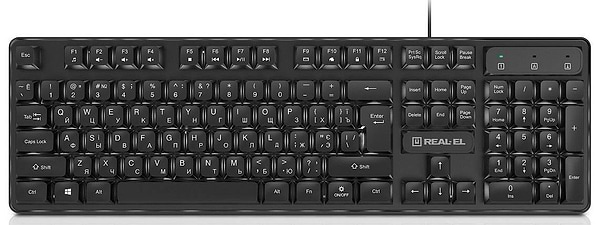 Фото - Клавіатура дротова REAL-EL RK-7015