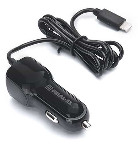Фото - Автомобільний зарядний пристрій REAL-EL CA-17 black (EL123160010)