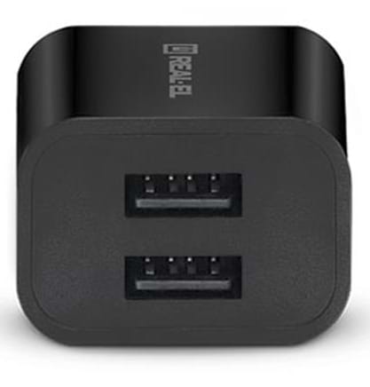 Фото - Мережевий зарядний пристрій REAL-EL CH-210 Black (EL123160014)