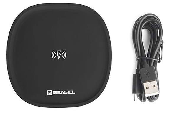 Фото - Беспроводное зарядное устройство REAL-EL WL-740 Black (EL123160019)