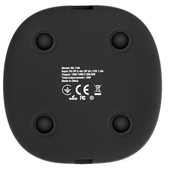 Фото - Беспроводное зарядное устройство REAL-EL WL-740 Black (EL123160019)