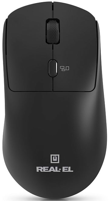 Фото - Мышь беспроводная REAL-EL RM-317W Black (EL123200052)