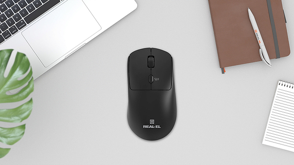 Фото - Мышь беспроводная REAL-EL RM-317W Black (EL123200052)