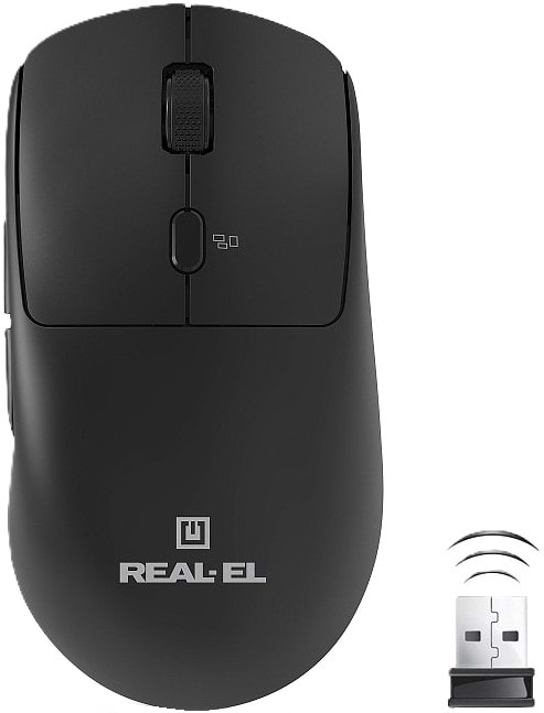 Фото - Миша бездротова REAL-EL RM-355W (EL123200054) Фото - Миша бездротова REAL-EL RM-355W (EL123200054)