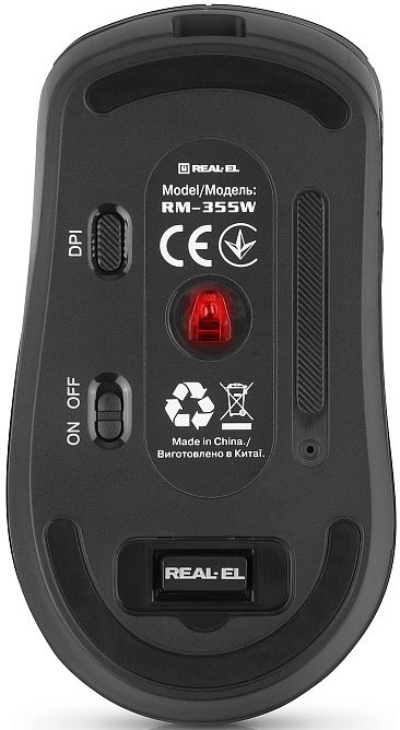 Фото - Миша бездротова REAL-EL RM-355W (EL123200054)