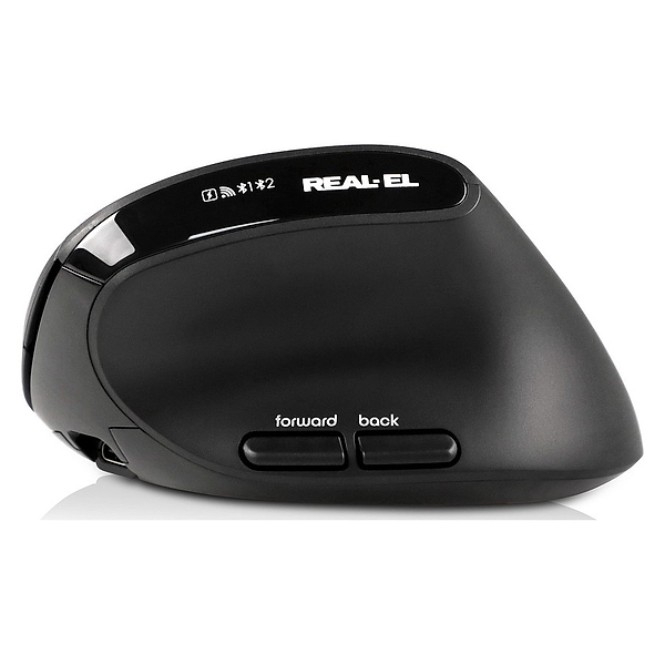 Фото - Мышь беспроводная REAL-EL RM-490W Black (EL123200058)