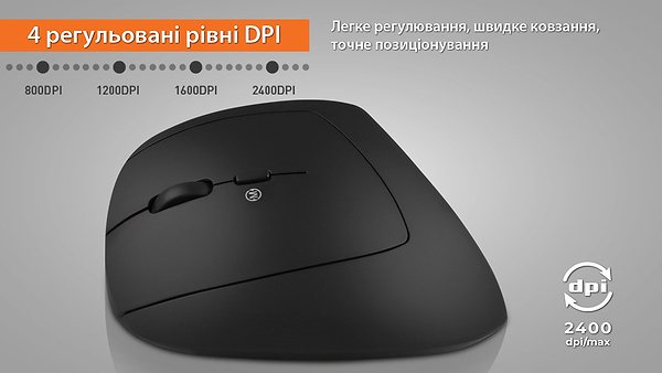 Фото - Мышь беспроводная REAL-EL RM-490W Black (EL123200058)