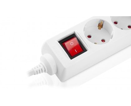 Фото - Мережевий фільтр REAL-EL RS-Protect M 1.8m White (EL122300025)