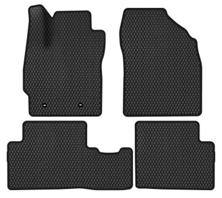 EVA коврики в салон авто EVAtech для Auris Hybrid (E150) 3-doors Toyota 2009-2012 1 поколение Htb EU TY33850PEL4TL2RBB