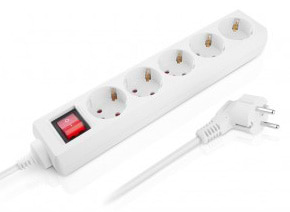 Фото - Сетевой фильтр REAL-EL RS-Protect M 5m White (EL122300029)