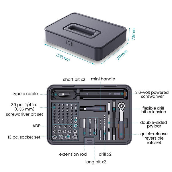 Фото - Набор инструментов JIMIHOME Electric Tools Set (X1-I)