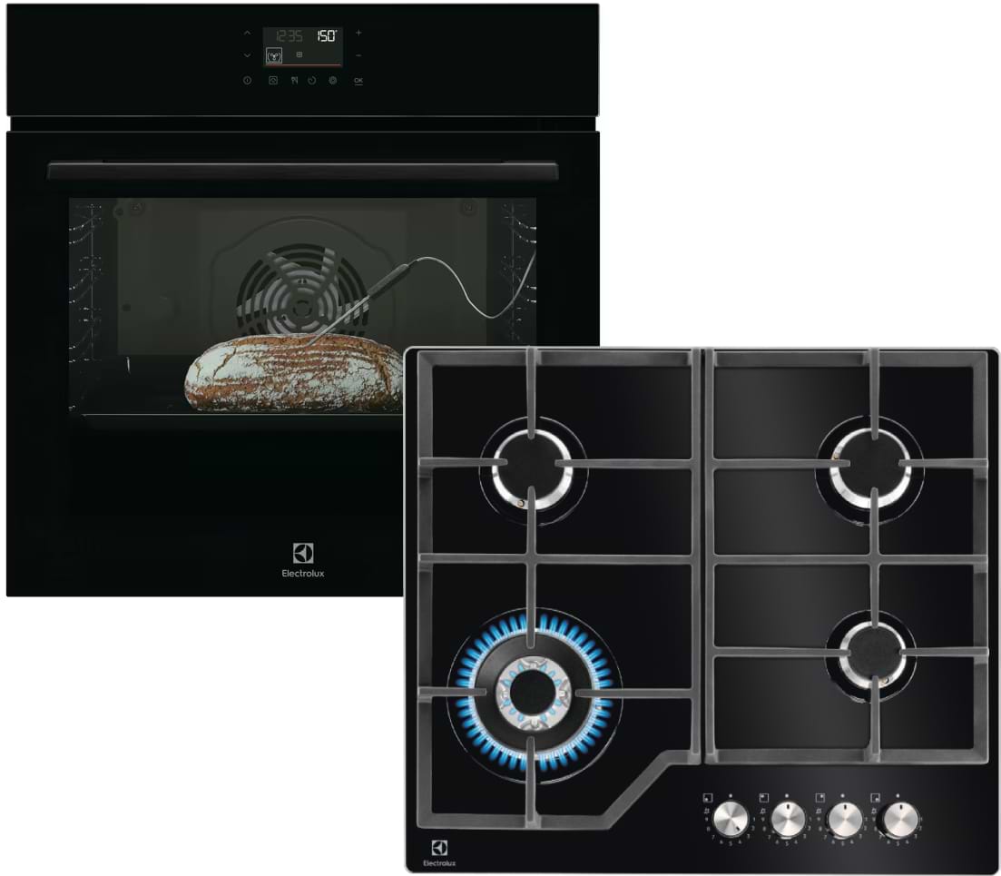 Комплект техніки Electrolux Духова шафа + Варильна поверхня Electrolux LOD7C37Z + KGG64362K