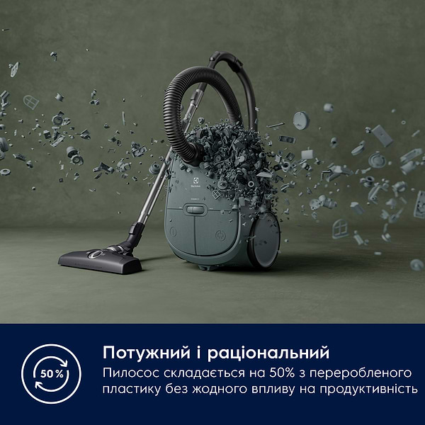 Фото - Пылесос для сухой уборки с мешком Electrolux EB61C1OG