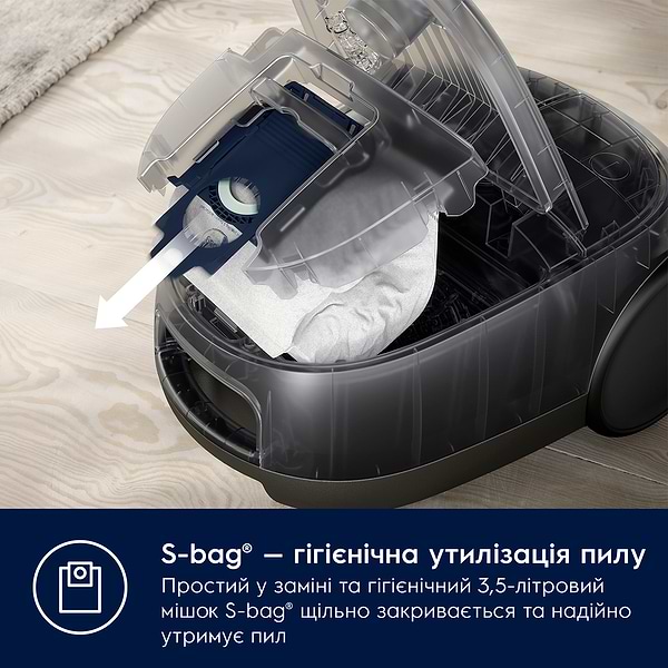 Фото - Пылесос для сухой уборки с мешком Electrolux EB61C1OG
