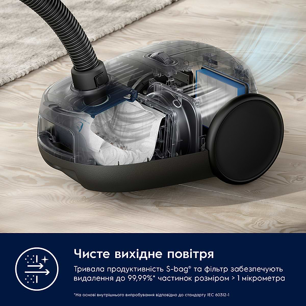 Фото - Пылесос для сухой уборки с мешком Electrolux EB61C1OG