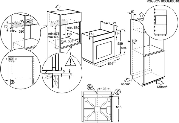 Фото - Духовой шкаф газовый Electrolux EOG92102CX