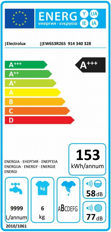 Фото - Пральна машина Electrolux EW6S3R26S
