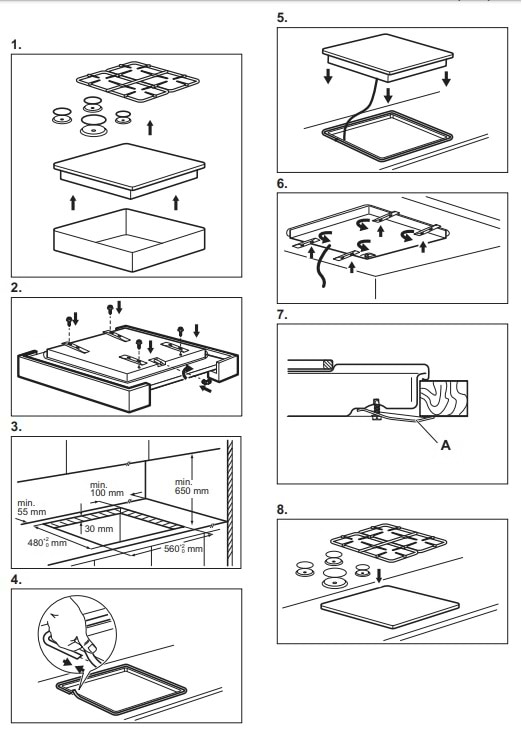 Фото - Варочная панель газовая Electrolux GME363NX