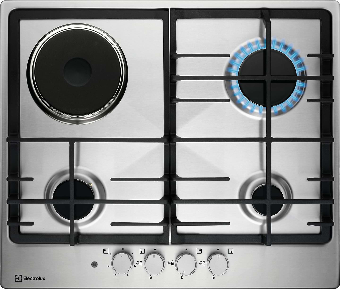 Варочная панель газовая Electrolux KGM64311X - Фото 1