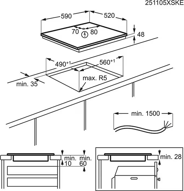 Фото - Варочная панель электрическая Electrolux LIB60420CL