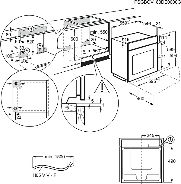 Фото - Духова шафа електрична Electrolux OKD5C51Z