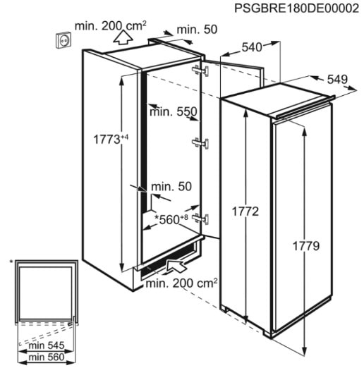 Фото - Морозильная камера встраиваемая Electrolux RUT6NF18S
