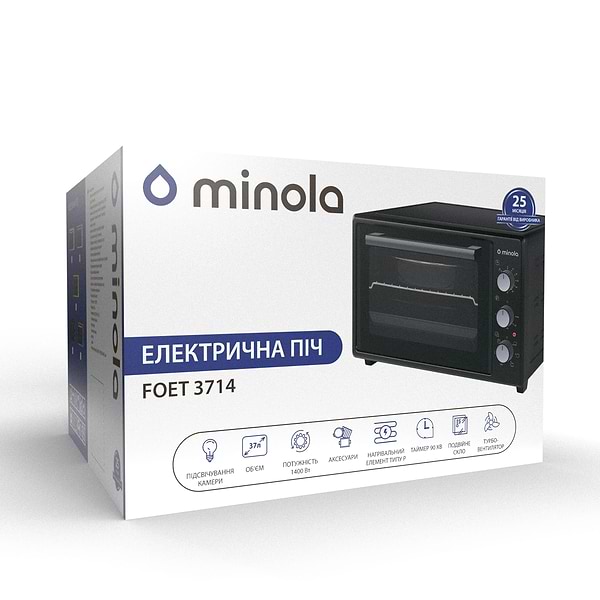 Фото - Піч електрична Minola FOET 3714 UA